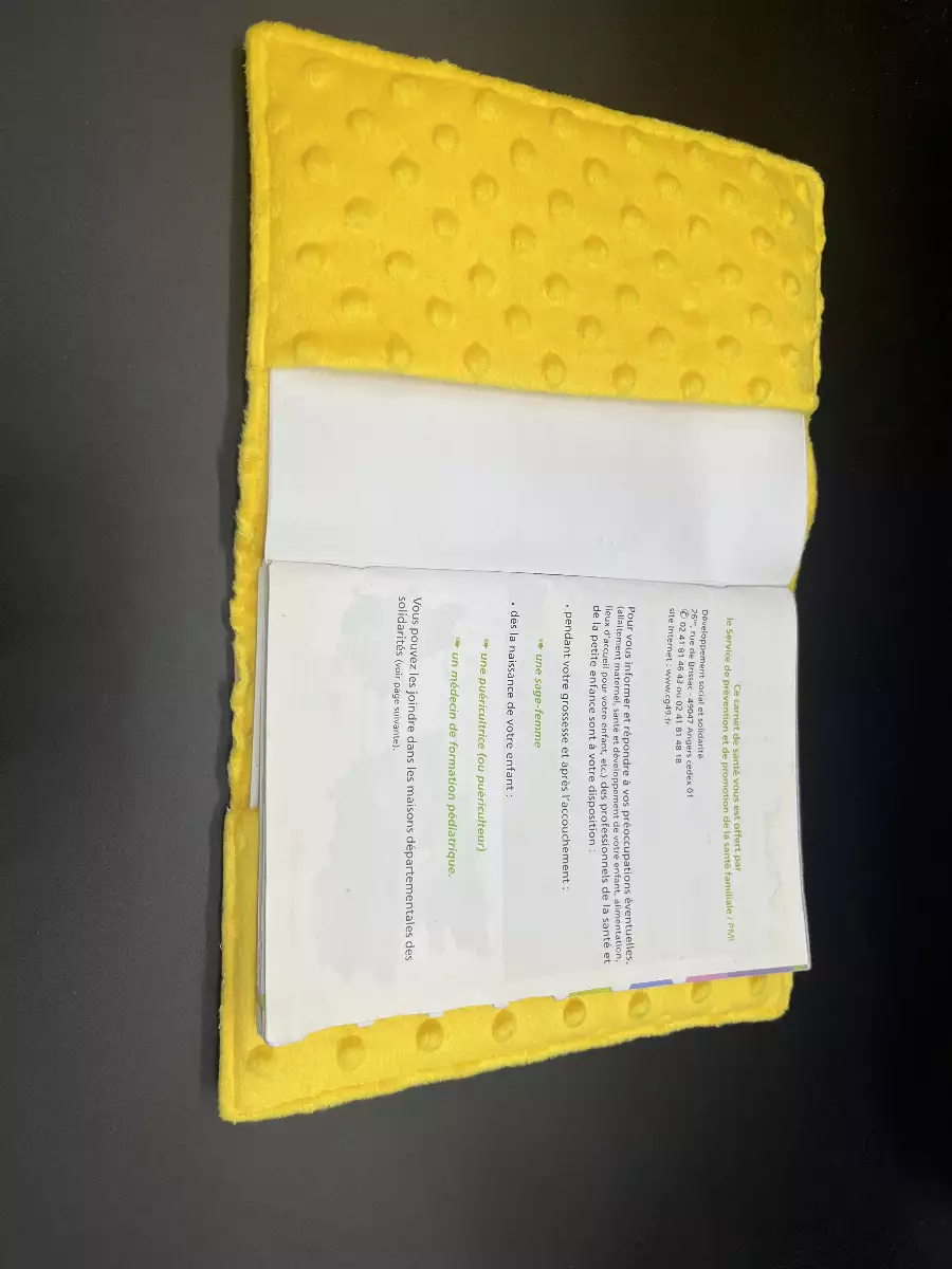 Protège carnet de santé